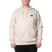 Moletom Billabong Canguru Icon Rubber Patch Plus Size Areia Moletom Billabong Canguru Icon Rubber Patch Plus Size Areia