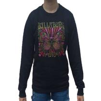 Moletom Billabong Care Anw Art Work Feminino - Preto