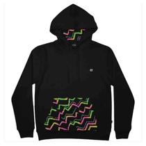 Moletom Billabong Fech Sundays Floral Preto