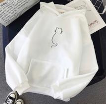Moletom Blusa Canguru Unissex Anime Gatinho Tumblr Moletom Blusa Canguru Unissex Anime Gatinho Tumblr