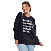 Moletom Blusa Casaco Frio Cristã Catolica Apostolica Romana