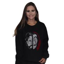 Moletom Blusa Casaco Inverno Bordado Unisex La Casa de Papel