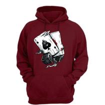 MOLETOM BLUSA DE FRIO CANGURU ALGODÃO PERSONALIZADA BARALHO Estiloso