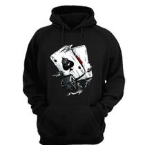 MOLETOM BLUSA DE FRIO CANGURU ALGODÃO PERSONALIZADA BARALHO Estiloso