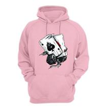 MOLETOM BLUSA DE FRIO CANGURU ALGODÃO PERSONALIZADA BARALHO Estiloso