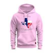 Moletom Blusa De Frio Canguru Estampado Algodão Made In Texas