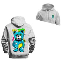 Moletom Blusa De Frio Com Bolso e Capuz Aconchegante Kof Kopa Frente Costas