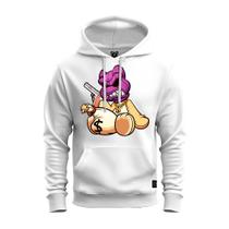 Moletom Blusa De Frio Com Capuz Aconchegante Urso Pose