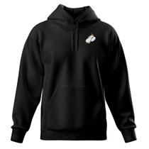 Moletom Blusa de Frio Fechado Bolso Canguru Com Capuz Relaxado