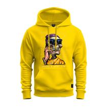 Moletom Blusa De Frio Inverno Confortável Estampado Caveira Telefone