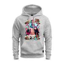 Moletom Blusa De Frio Inverno Confortável Estampado Justin Biber Glow