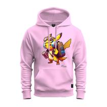 Moletom Blusa De Frio Inverno Confortável Estampado Pokemom Desbravador