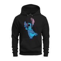 Moletom Blusa De Frio Inverno Confortável Estampado Stich