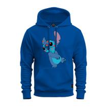 Moletom Blusa De Frio Inverno Confortável Estampado Stich