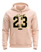 Moletom Blusa de Frio Luken lk estampado 23 chicago tendencia