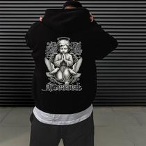 Moletom Blusa De Frio Masculina Inverno Streetwear Anjo Arcanjo Urban life Canguru Estampada