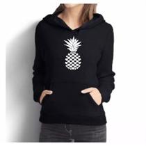 Moletom Blusa de Frio Masculino Feminino Abacaxi