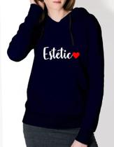 Moletom Blusa de Frio Masculino Feminino Profissão Estética