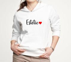 Moletom Blusa de Frio Masculino Feminino Profissão Estética