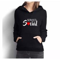 Moletom Blusa de Frio Masculino Feminino Profissão Serviço Social