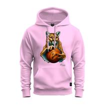 Moletom Blusa de Frio Premium Unissex Algodão Onça Basquete