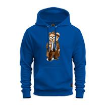 Moletom Blusa de Frio Premium Unissex Algodão Urso Detetive