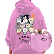 Moletom Blusa De Frio Skz Stray Kids Star Banda Kpop Cartoon