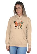 Moletom Blusa Feminino Butterfly Believe in Yourself