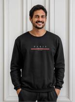 Moletom Blusa Frio Gola Redonda Careca - Paris Familiar