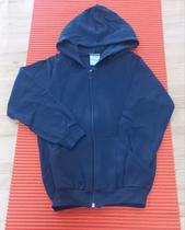 Moletom Blusa Infantil Frio C/ Capuz Zíper Frontal Quentinha Casual Moda Inverno