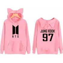 Moletom Blusa Infantil Orelhinha BTS jung Kook 97 cantor musica pop Moletom Blusa Infantil Orelhinha BTS jung Kook 97 cantor musica pop