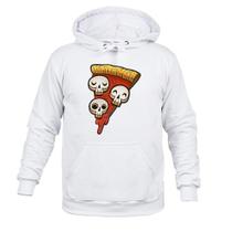 Moletom Blusão Flanelado Caveira Pizza