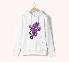 Moletom Branco Estampado