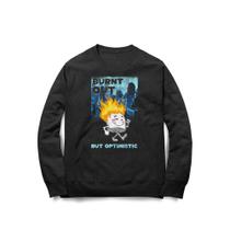 Moletom Burnt Out Studio Geek Casual Moletom Burnt Out Studio Geek Casual