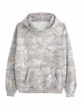 Moletom calbático de grandes dimensões com estampa camuflada de leopardo para mulheres/homens Moletom calbático de grandes dimensões com estampa camuflada de leopardo para mulheres/homens