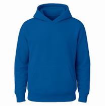 Moletom Canguru Azul Royal Adulto em Moletom 3 Cabos Peluciado - Conforto e Estilo Moletom Canguru Azul Royal Adulto em Moletom 3 Cabos Peluciado - Conforto e Estilo