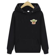 Moletom Canguru Baby Yoda Fofo Casaco Agodão Blusa de frio