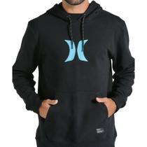 Moletom Canguru Básico Hurley Icon Preto Moletom Canguru Básico Hurley Icon Preto