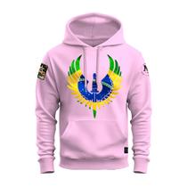 Moletom Canguru Bolso e Capuz Confortável Premium Brasão Nation