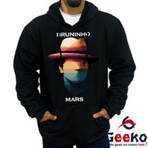 Moletom Canguru Bruninho Mars Live in Brazil 2024 Bruno Brasil Geeko