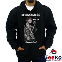 Moletom Canguru Bruno Mars Live in Brazil 2024 Bruninho Brasil Geeko 04