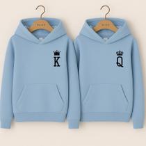 Moletom Canguru Casal Estampa Rei E Rainha Combinados Dias Dos Namorados Moletom Canguru Casal Estampa Rei E Rainha Combinados Dias Dos Namorados