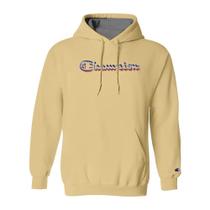 Moletom Canguru Champion Aberration Script Amarelo Moletom Canguru Champion Aberration Script Amarelo