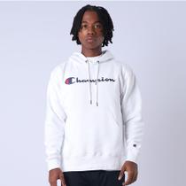 Moletom canguru champion athletic powerblend script logo ink