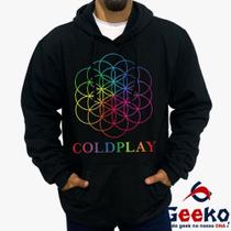 Moletom Canguru Coldplay Algodão Geeko