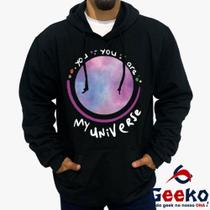 Moletom Canguru Coldplay Algodão You You Are My Universe Rock Alternativo Geeko