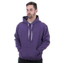 Moletom Canguru com Capuz Blusa Masculina cor Violeta Moletom Canguru com Capuz Blusa Masculina cor Violeta