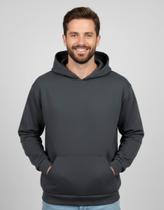 Moletom Canguru Com Capuz Unissex Flanelado 100% Algodão