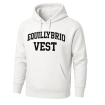 Moletom Canguru Equillybrio Vest Com Capuz e Bolso Moderno Moletom Canguru Equillybrio Vest Com Capuz e Bolso Moderno
