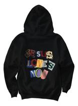 Moletom Canguru Estampa Personalizada Jesus Love